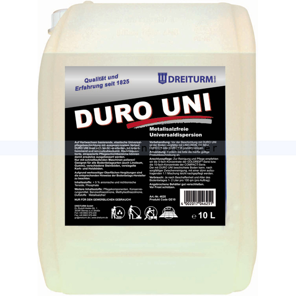 Bodenbeschichtung Dreiturm Duro Uni 10 L
