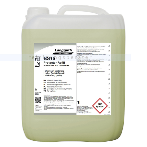 Bodenbeschichtung Langguth Protektor Refill BS15 10 L