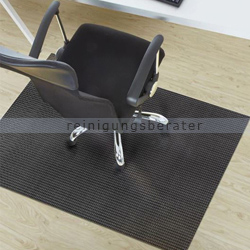 Bodenschutzmatte Lucca rechteckig schwarz 90x150 cm