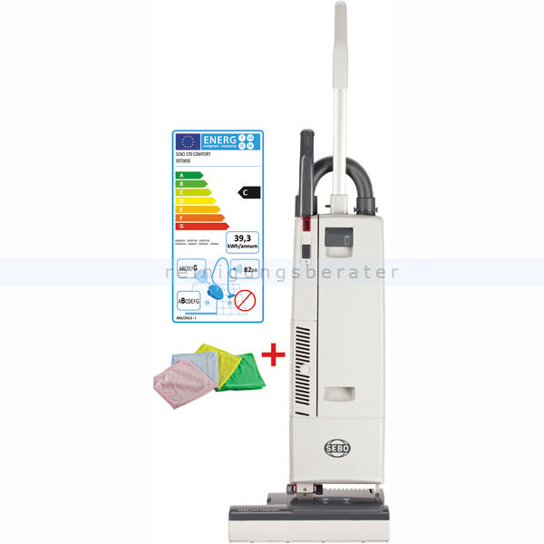 Bürstsauger Sebo 370 Comfort inkl. 4 Mikrofasertücher