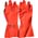 Zusatzbild Chemikalien Schutzhandschuhe DuoNit rot XS