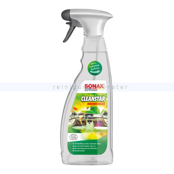 Cockpitpflege SONAX CleanStar Innenreiniger 750 ml