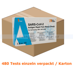 Corona Test ALLTEST Covid-19 Antigen-Selbsttest 750 Tests