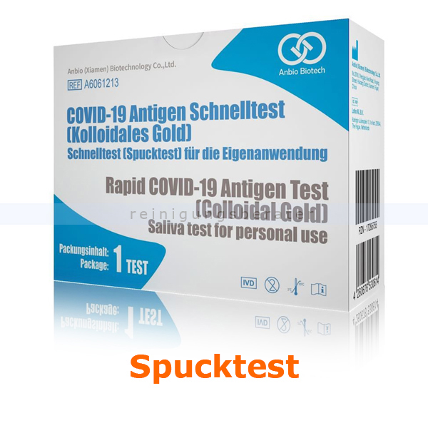 Corona Test ANBIO Covid-19 Antigen Schnelltest SPUCKTEST