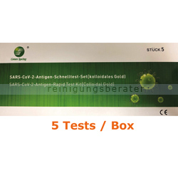 Corona Test GREEN SPRING Covid-19 PROFI Antigen Test 5 Tests