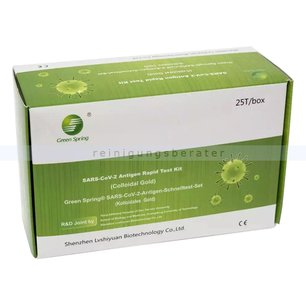 Corona Test GREEN SPRING Covid-19 PROFI Test 25 Tests
