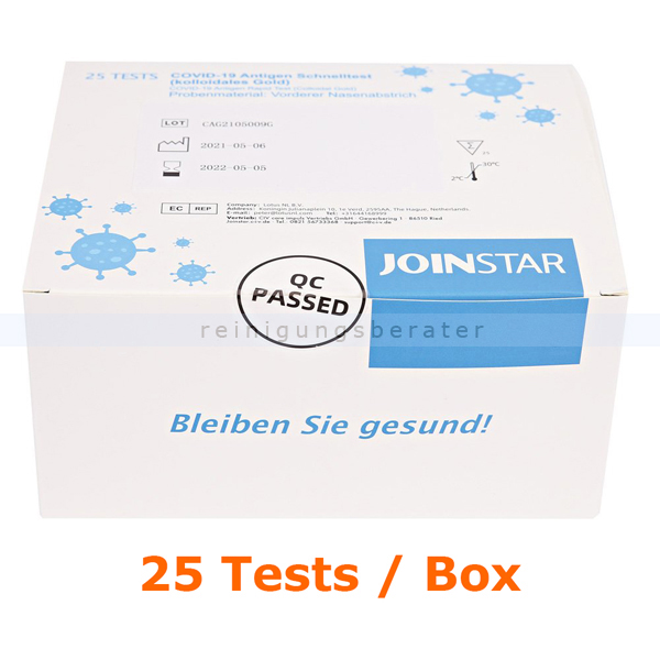 Corona Test JOINSTAR SARS-CoV-2 Antigen-Selbsttest 25 Tests