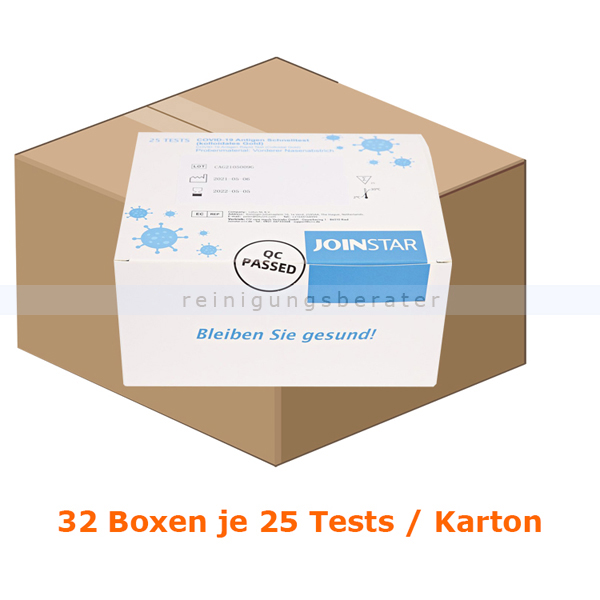 Corona Test JOINSTAR SARS-CoV-2 Antigen-Selbsttest 800 Tests