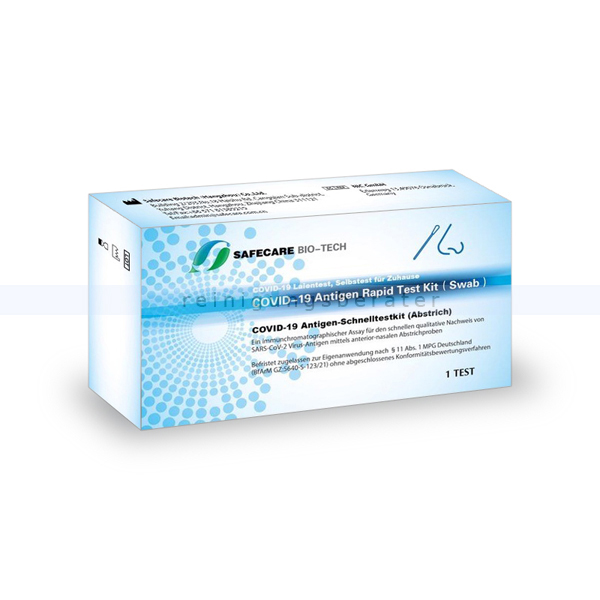Corona Test SAFECARE Covid-19 Antigen-Schnelltest, 5 Stück