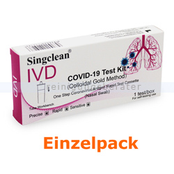 Corona Test Singclean Covid-19 Antigen-Selbsttest 1 Test