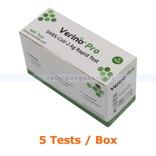 Corona Test Verino Pro Covid-19 Antigen-Selbsttest 5 Test