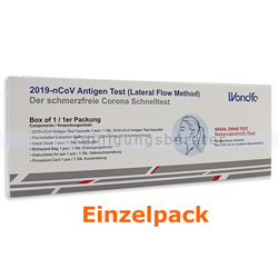 Corona Test WONDFO Covid-19 Antigen-Selbsttest 1 Test