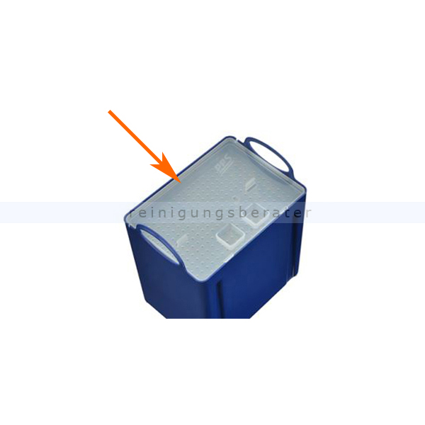 Deckel für Mopbox Pfennig Clino PlusBox transparent