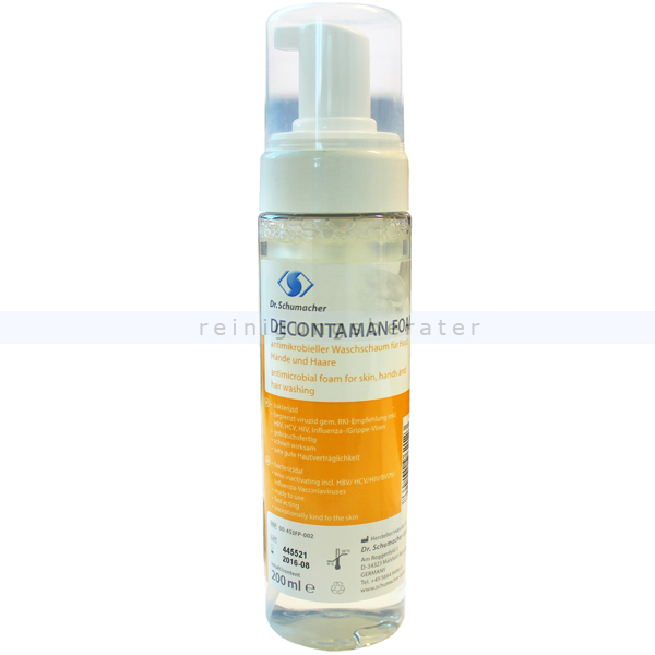 Decontaman Foam antimikrobieller Waschschaum 200 ml