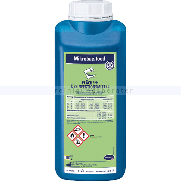 Desinfektionsreiniger Bode Mikrobac food 2 L
