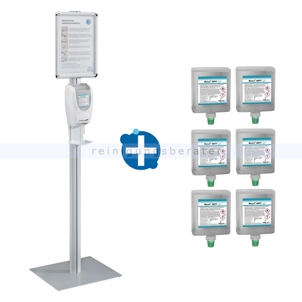 Desinfektionsset Physioderm Spendersäule Myxal® Sept Gel