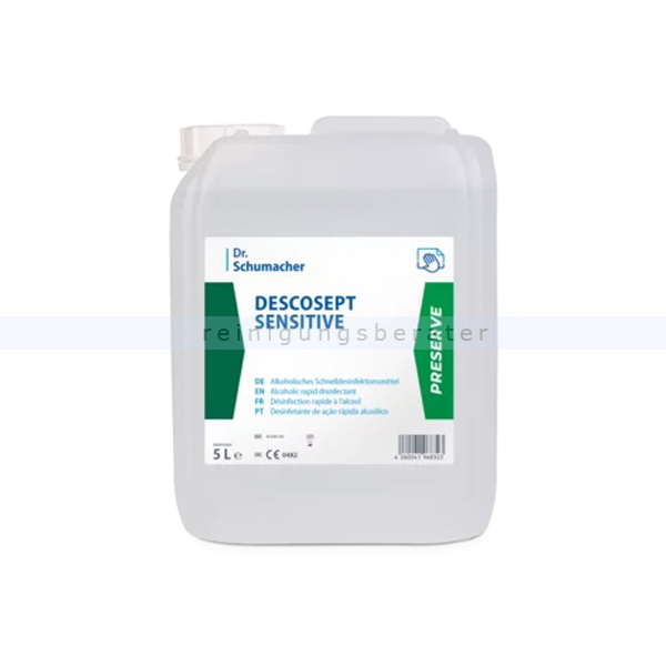 Desinfektionsspray Dr. Schumacher Descosept Sensitive 5 L