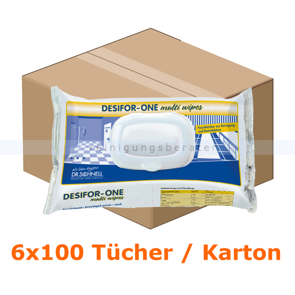 Desinfektionstücher Dr. Schnell Desifor-One multi wipes