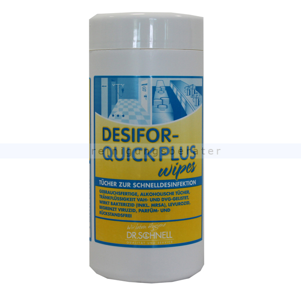 Desinfektionstücher Dr. Schnell DESIFOR Quick Plus wipes