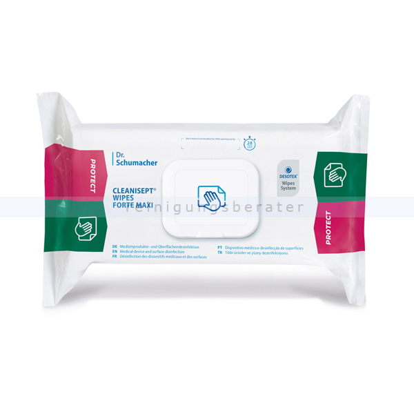 Desinfektionstücher Dr. Schumacher Cleanisept Forte Maxi