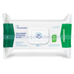 Desinfektionstücher Dr. Schumacher Descosept Sensitive Wipes