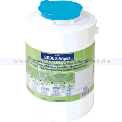 Desinfektionstücher Spender Bode X-Wipes blau weiß