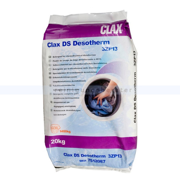 Desinfektionswaschmittel Clax Ds Desotherm 3Zp13 W1501 20 kg