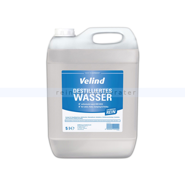 Destilliertes Wasser Velind 5 L