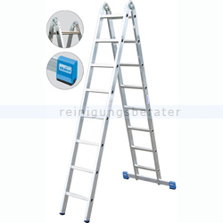 Doppelleiter Krause Gelenkleiter Stabilo - 2x8 Sprossen