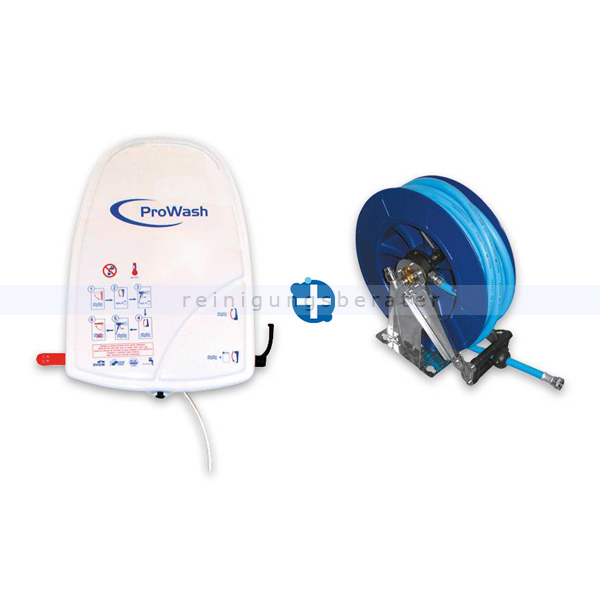 Dosierstation Hygienezentrale 1 mit PVC Schlauchroller 15 m