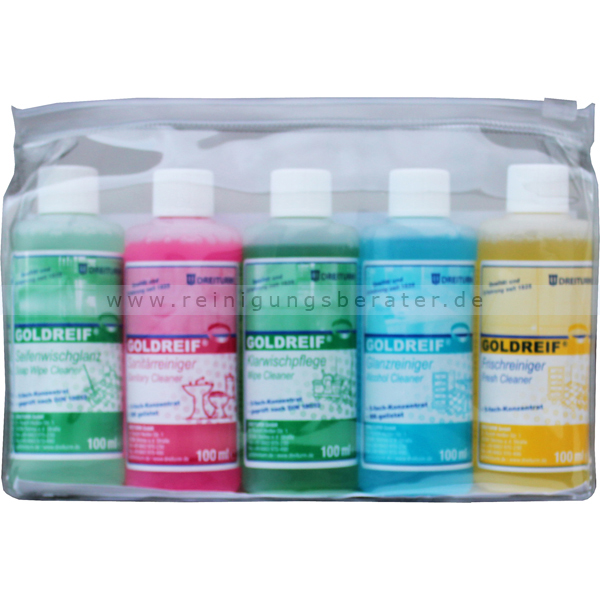 Dreiturm Goldreif Testset inkl. Tasche 5 x 100 ml