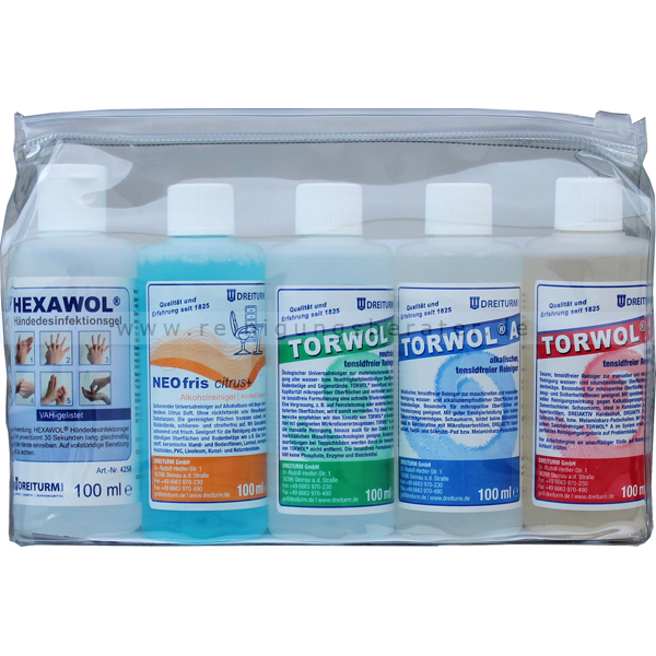 Dreiturm TORWOL Testset inkl. Tasche 5 x 100 ml