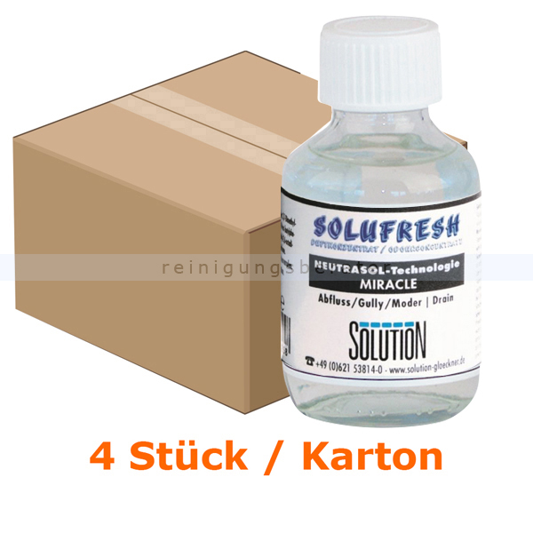 Duftkonzentrat SOLUFRESH Miracle 4 x 100 ml