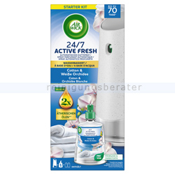 Duftspender Air Wick Active Fresh Starter Set Cotton Orchide
