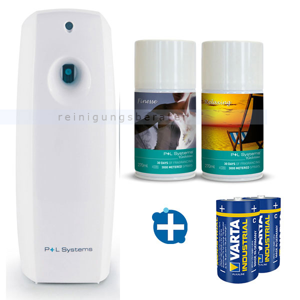 Duftspender LED-Duftspender weiß 270 ml im Set