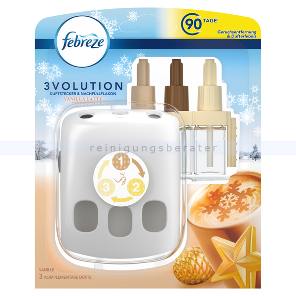 Duftspender P&G Febreze 3Volution Starterkit Vanille