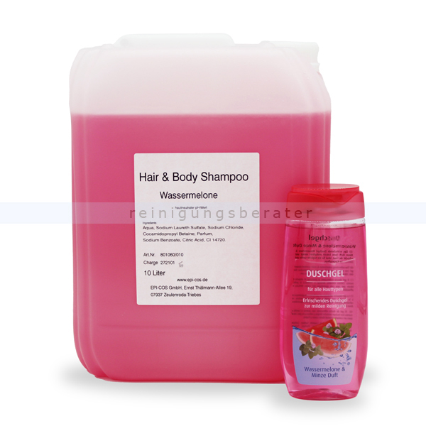 Duschgel und Shampoo Wassermelone Minze Hair & Body 10 L