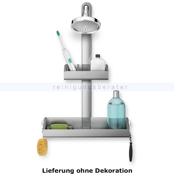 Duschregal Simplehuman aus eloxiertem Aluminium