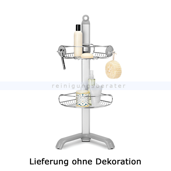 Eck-Duschcaddy Simplehuman gebürsteter Edelstahl