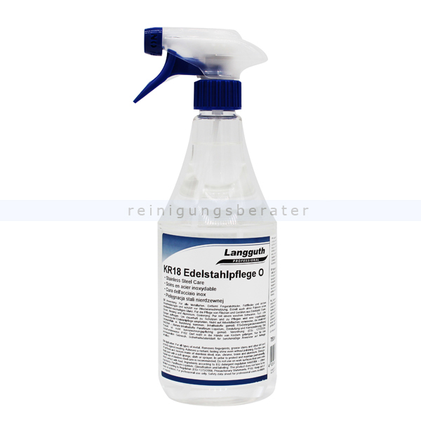 Edelstahlpflege O Langguth KR18 750 ml