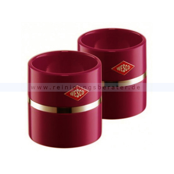 Eierbecher Wesco 2er Set rubinrot