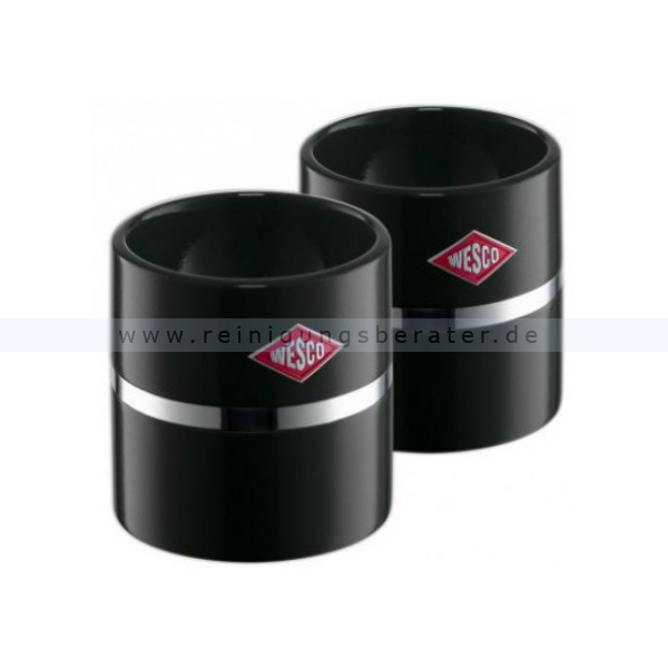 Eierbecher Wesco 2er Set schwarz
