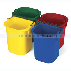 Eimersatz Rubbermaid 5 L in Grün, Rot, Blau, Gelb 4 Stück