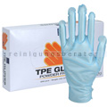 Einmalhandschuhe Abena TPE Handschuhe glatt blau M