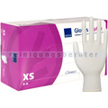 Einmalhandschuhe aus Latex Abena weiß-natur, glatt XS