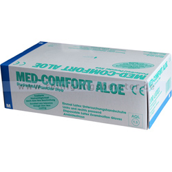 Einmalhandschuhe aus Latex Ampri Med Comfort Aloe mint M