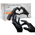 Einmalhandschuhe aus Latex Ampri Style Latex Black schw. XL