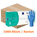 Einmalhandschuhe aus Nitril Abena 30 cm lang blau S Karton