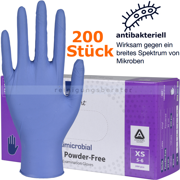 Axdwfd Nitril Einmalhandschuhe 100 PC/Box Color : Blue, Size : S puderfrei medizinische Gummihandschuhe latexfrei Sicher Haushaltsreinigung 