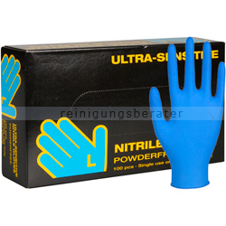 Einmalhandschuhe aus Nitril Abena Sensitive Ultra blau L